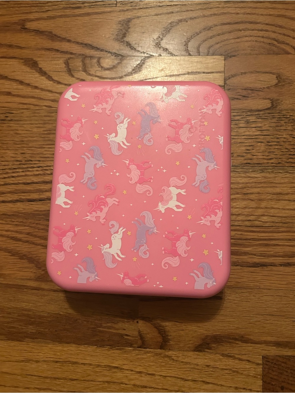 Crofton Pink & Purple Unicorn Patterned Bento Box - Convenient for School/Work